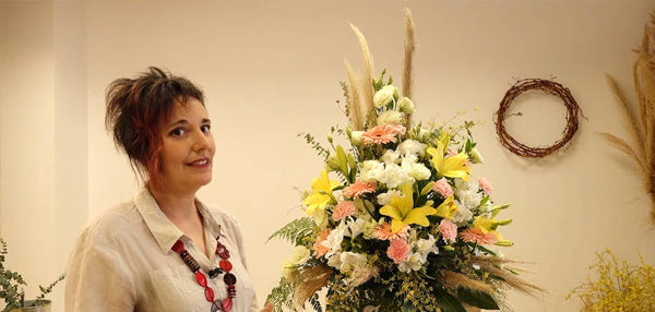 Curso básico de florista. El montaje del arreglo formal