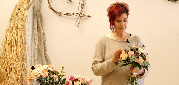 Curso formación floral. El ramo de Novia. Celine Boroli.